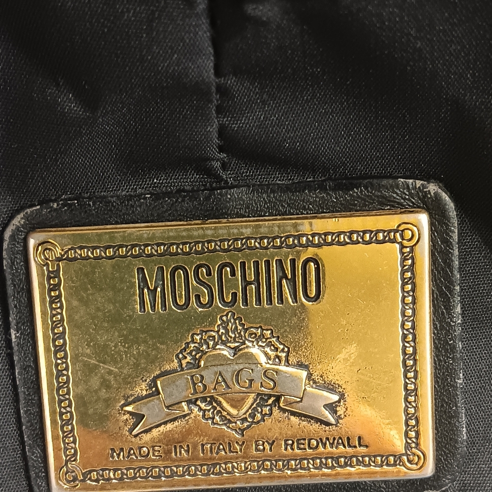 Original 90's Moschino Redwall tote
